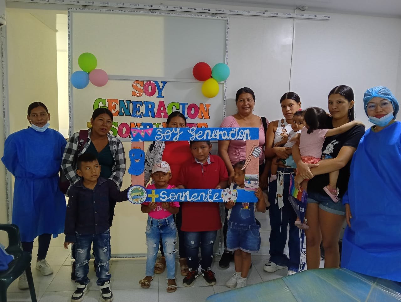 Jornada Soy Generación Más Sonriente de salud oral con niños y madres