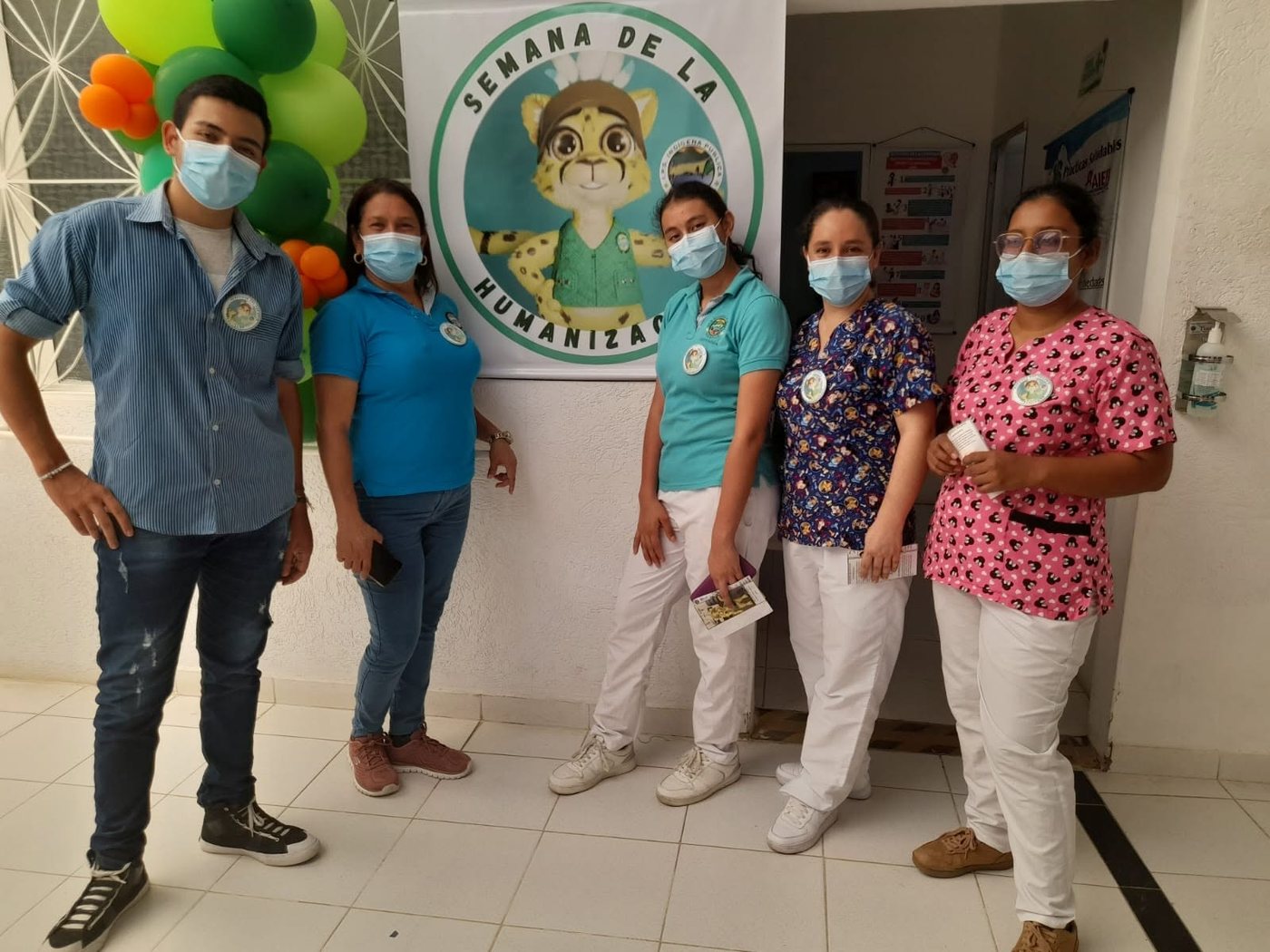 Equipo de la sede Coyaima en la Semana de la Humanización